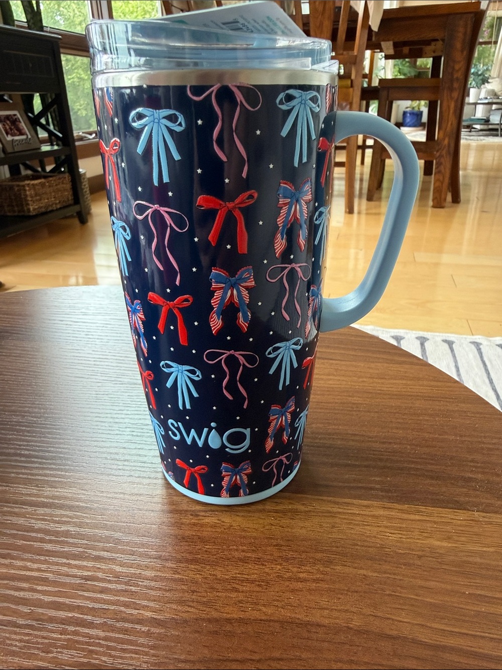 Swig Life 22oz Miss Independence insulated stainless steel travel mug